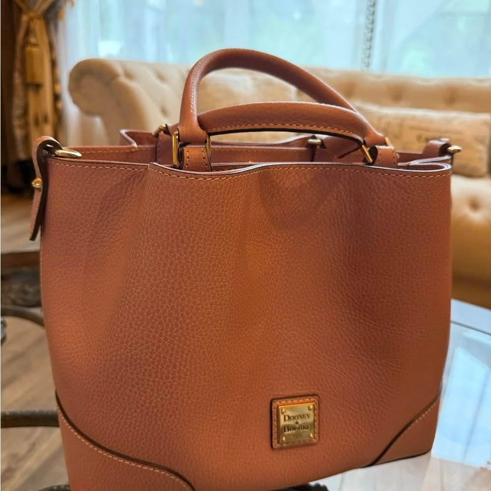 Dooney & Bourke Leather Tote Bag - Picture 1 of 4
